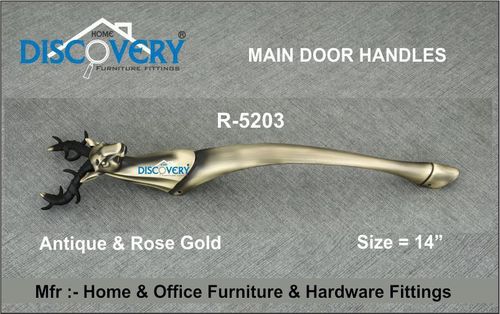 Antique & Rose Gold Main Door Handle
