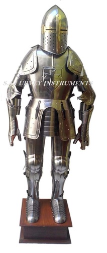 Wearable Medieval Knight Full Suit Of Armor With Display Stand
