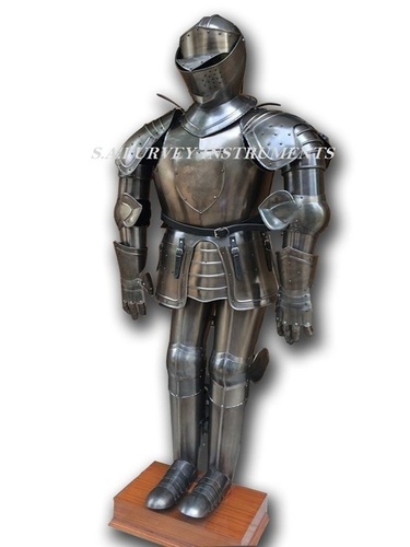 Collectible Medieval Knight Full Suit Of Armor With Display Stand