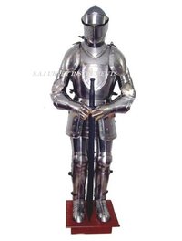 Suit of Armor 15th Century Medieval Knight Full Suit Of Armor On Stand