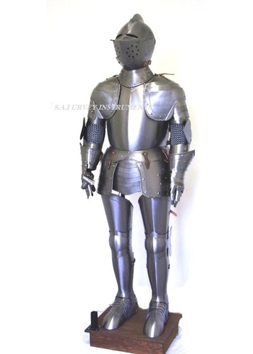 Knight Crusader Full Suit of Armor - 6 Feet