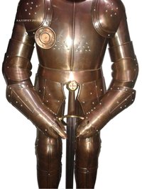 Medieval Antique Knight Templar Full Suit of Armor