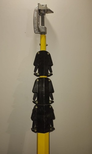 Frp Telescopic Hexapole Earth Discharge Rod With Clip Type Locking