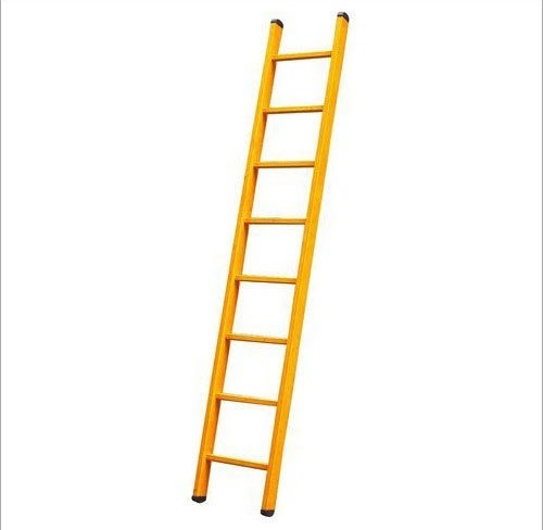 Frp Single Section Wall Support Ladder - Rectangle Railings