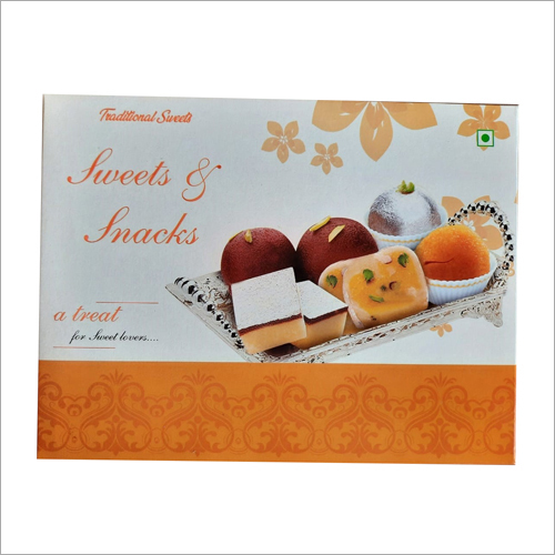 Printed Sweet Packaging Box - Paper, Various Sizes Available | Multicolor, Rectangular Design