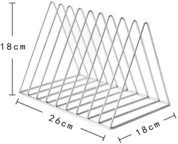 STAINLESS STEEL NEWSPAPER HOLDER