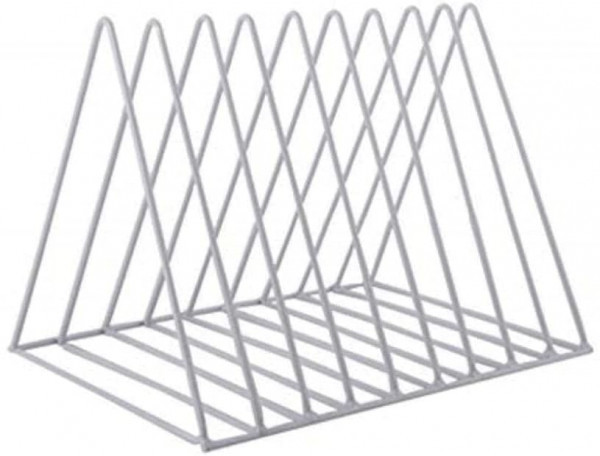 STAINLESS STEEL NEWSPAPER HOLDER