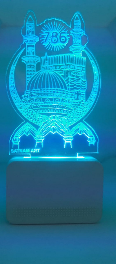 3D ACRYLIC 786 NIGHT LAMP