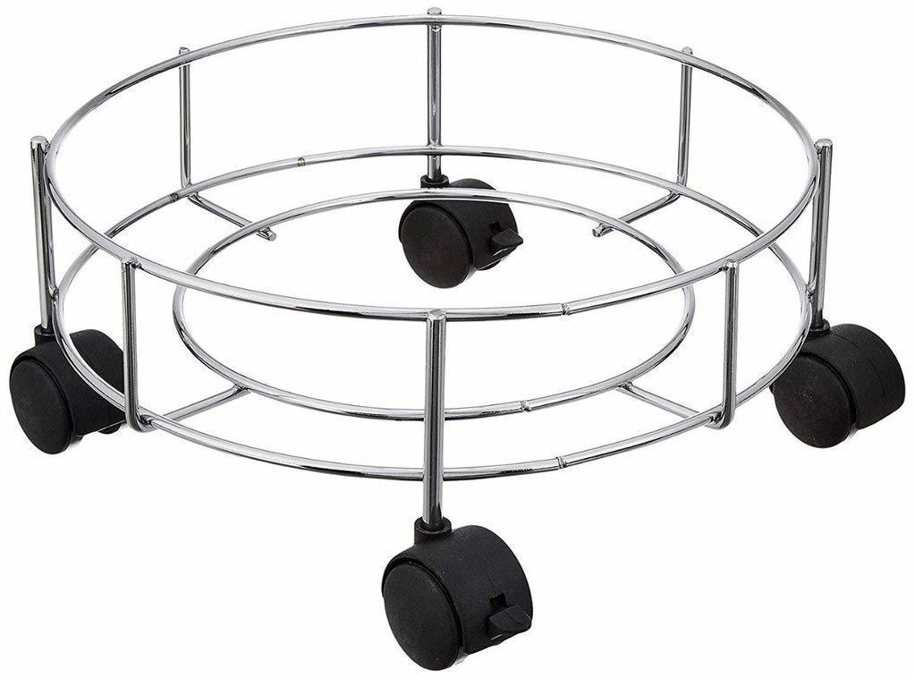 STAINLESS STEEL TROLLEY WITH WHEELS