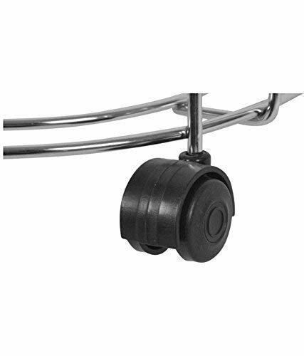 STAINLESS STEEL TROLLEY WITH WHEELS