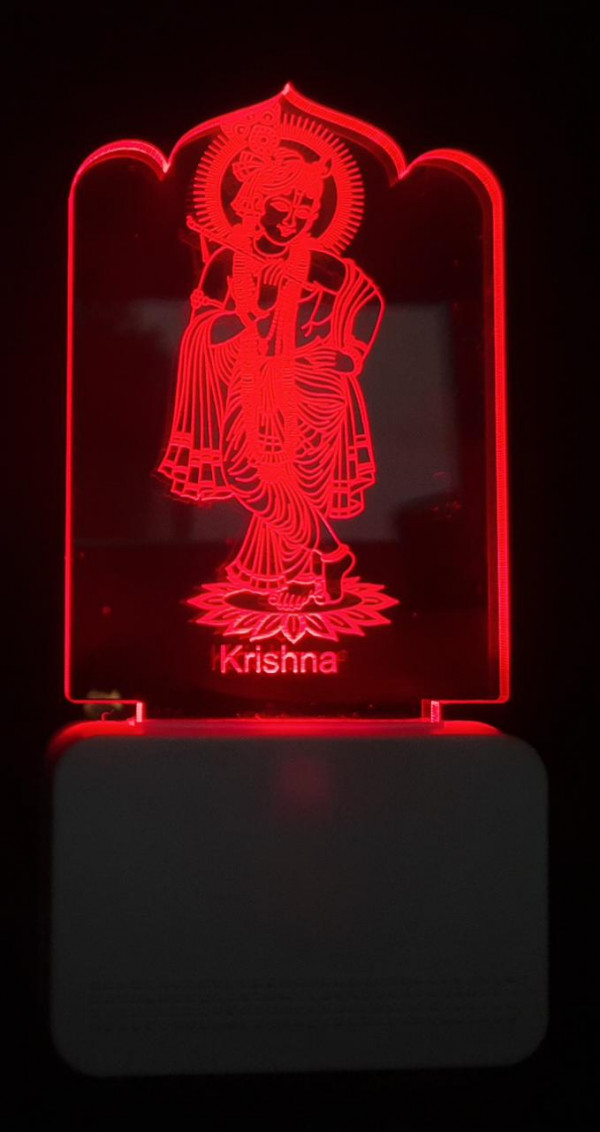 3D ACRYLIC BIG KRISHNA NIGHT LAMP