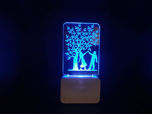 3D ACRYLIC COUPLE WITH TREE NIGHT LAMP