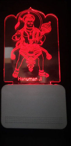 3D ACRYLIC HANUMAN JI NIGHT LAMP