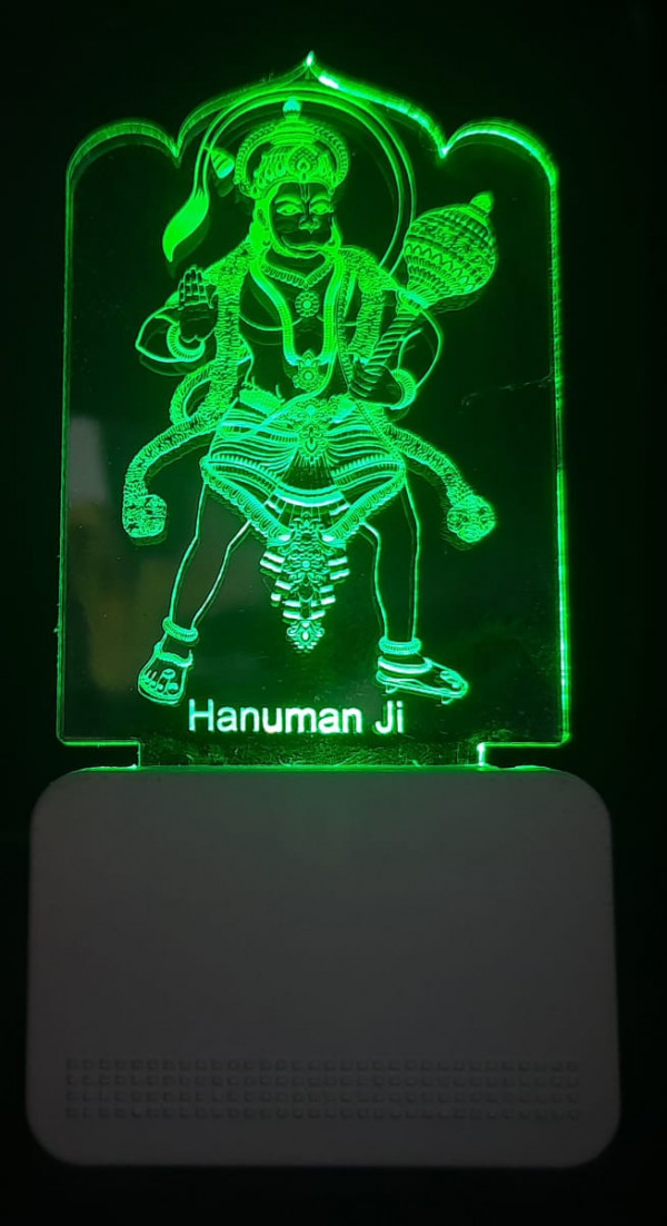 3D ACRYLIC HANUMAN JI NIGHT LAMP