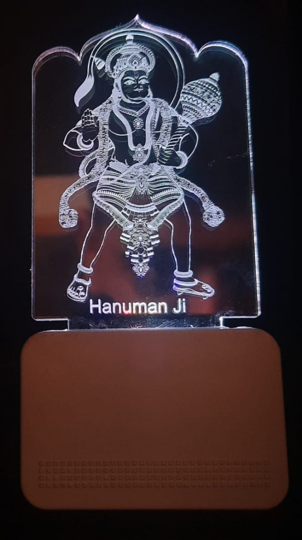 3D ACRYLIC HANUMAN JI NIGHT LAMP