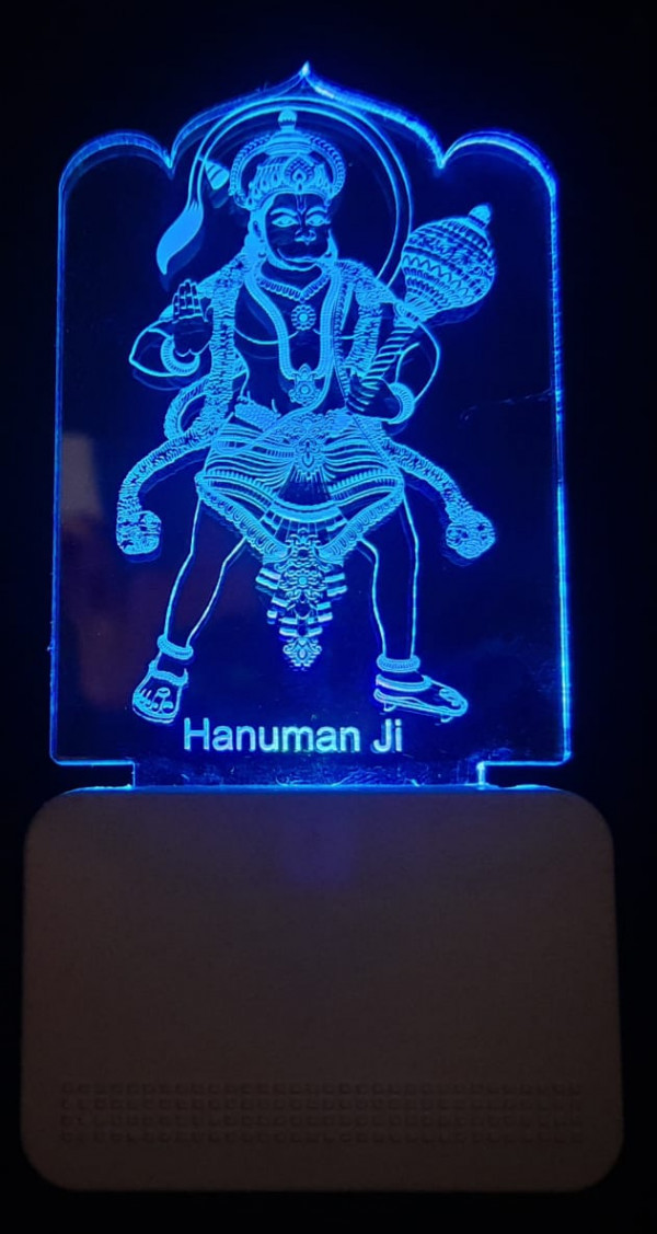 3D ACRYLIC HANUMAN JI NIGHT LAMP