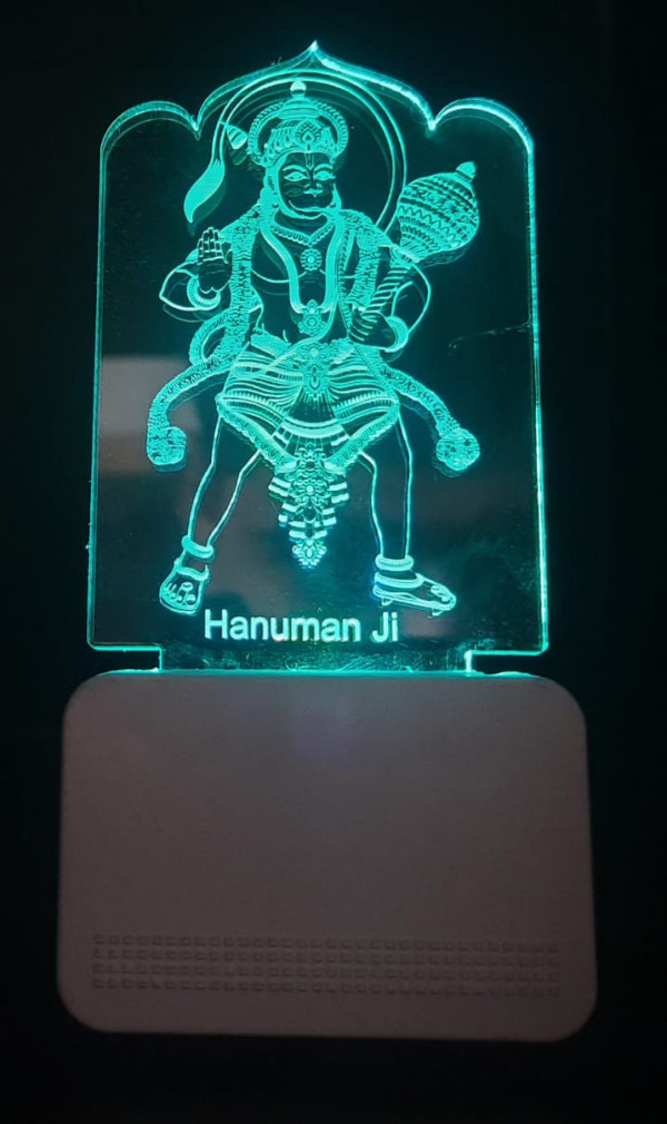 3D ACRYLIC HANUMAN JI NIGHT LAMP
