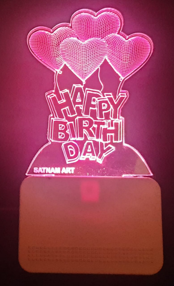 3D ACRYLIC HAPPY BIRTHDAY NIGHT LAMP