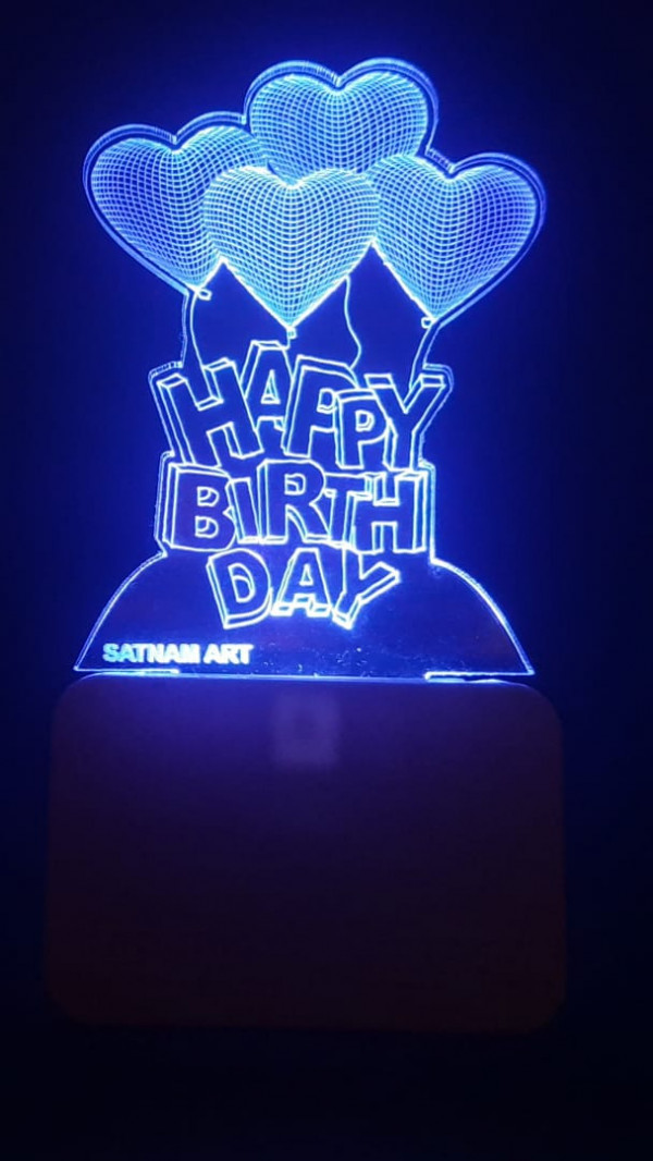 3D ACRYLIC HAPPY BIRTHDAY NIGHT LAMP