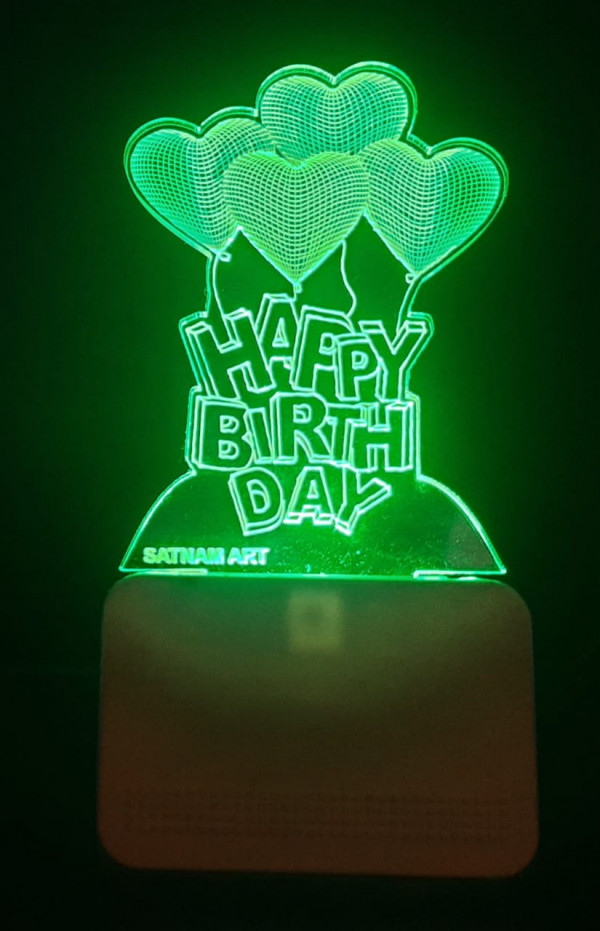 3D ACRYLIC HAPPY BIRTHDAY NIGHT LAMP