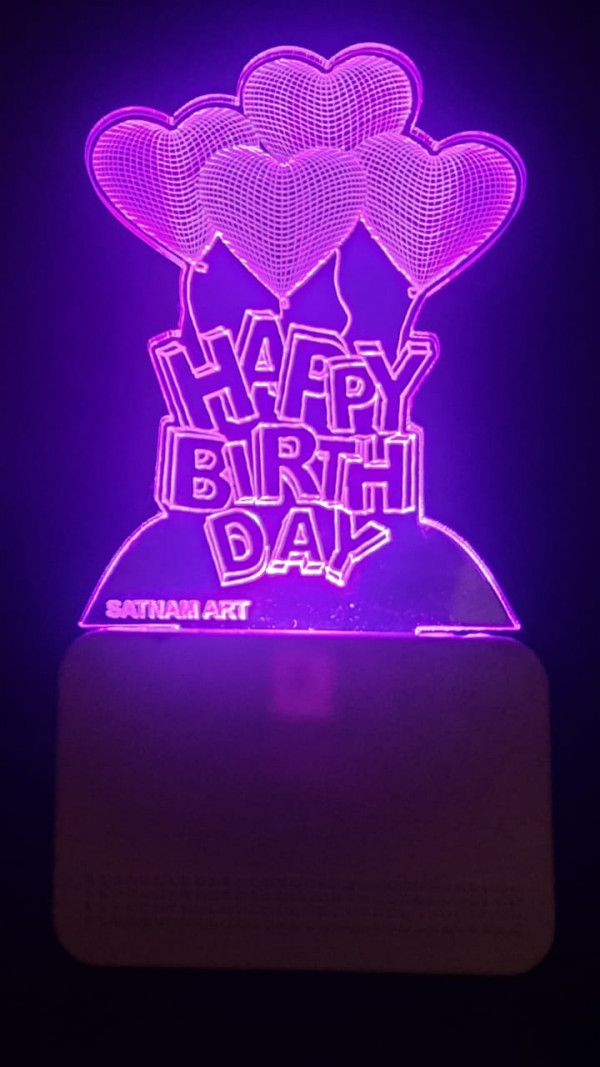 3D ACRYLIC HAPPY BIRTHDAY NIGHT LAMP