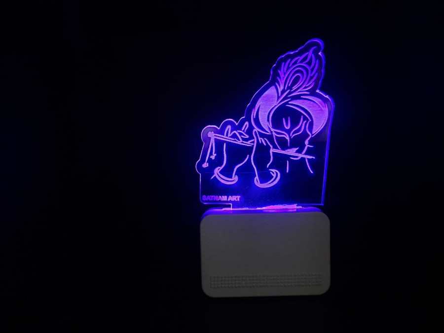 3D ACRYLIC KRISHNA NIGHT LAMP
