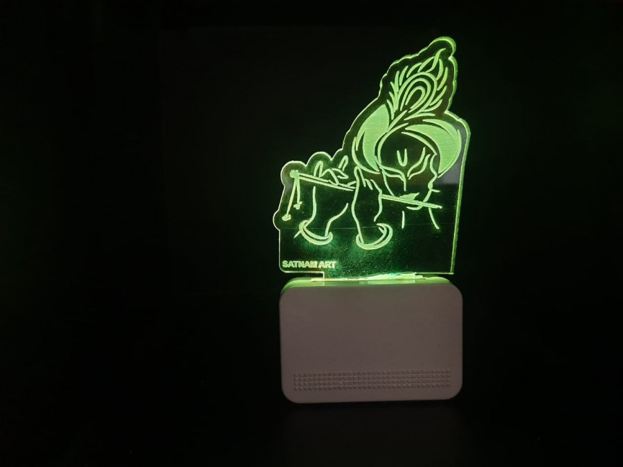 3D ACRYLIC KRISHNA NIGHT LAMP