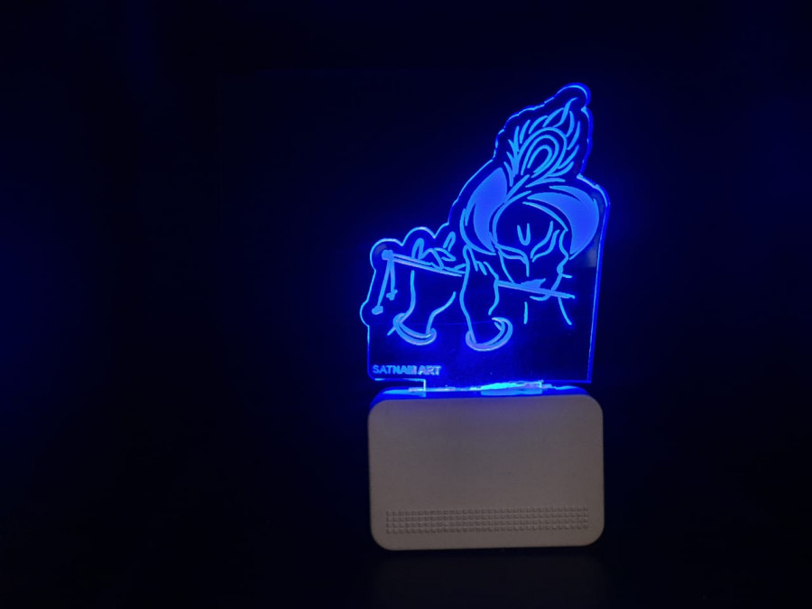 3D ACRYLIC KRISHNA NIGHT LAMP