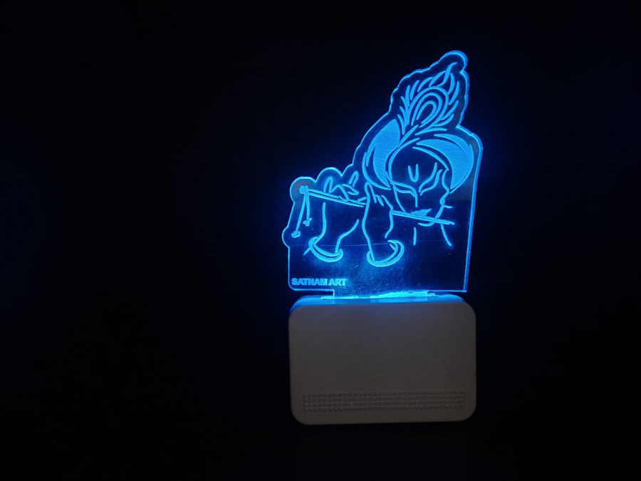 3D ACRYLIC KRISHNA NIGHT LAMP