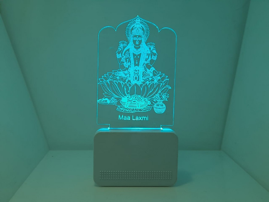 3D ACRYLIC MAA LAXMI NIGHT LAMP