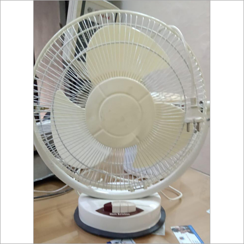 White Table Fan