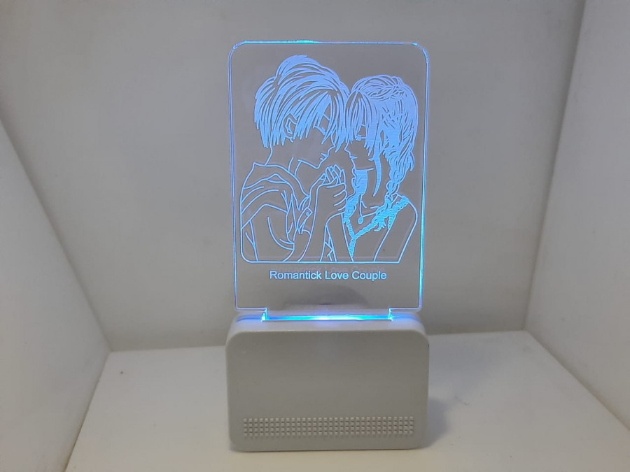 3D ACRYLIC ROMANTIC COUPLE NIGHT LAMP