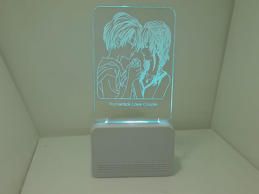 3D ACRYLIC ROMANTIC COUPLE NIGHT LAMP