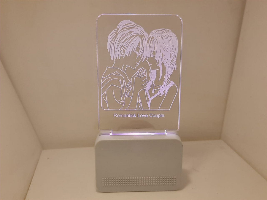 3D ACRYLIC ROMANTIC COUPLE NIGHT LAMP