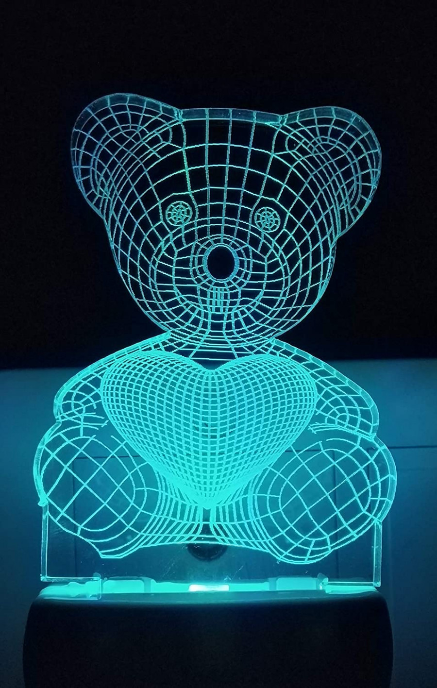3D ACRYLIC TEDDY NIGHT LAMP