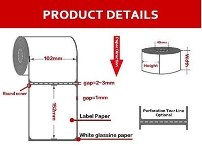 THERMAL LABEL ROLL (400 LABEL)