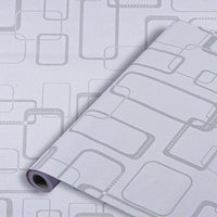 Soft Fiber Mop Cloth White And Silver Wallpaper
