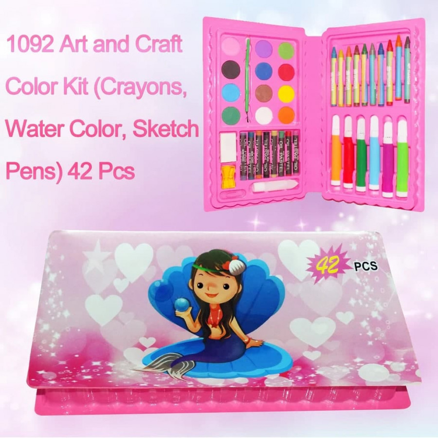ART COLOR KIT COLORS BOX (24 PIECES)