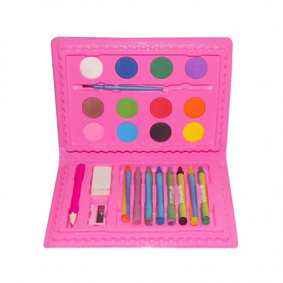 ART COLOR KIT COLORS BOX (24 PIECES)