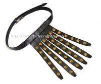 Black Leather Roman Armor Belt