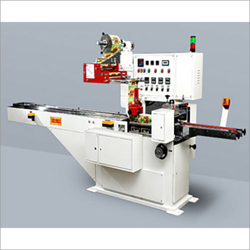 Gray Automatic Flow Wrap Machine