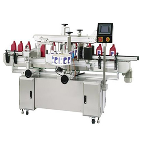 Automatic Self Adhesive Two Side Flat Bottle Labelling Machine