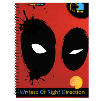Deadpool Eyes Word Book Spiral