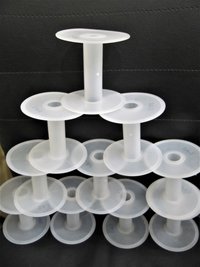 White Plastic Spools Empty Wire Spools Chain Roll A3
