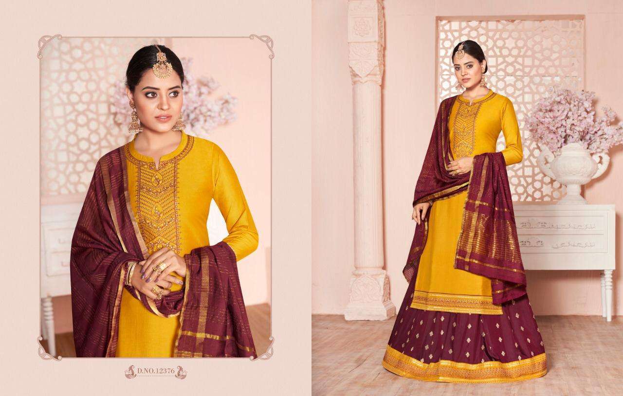 Kalaroop Carnival Silk Fancy Readymade Salwar Suit Catalog