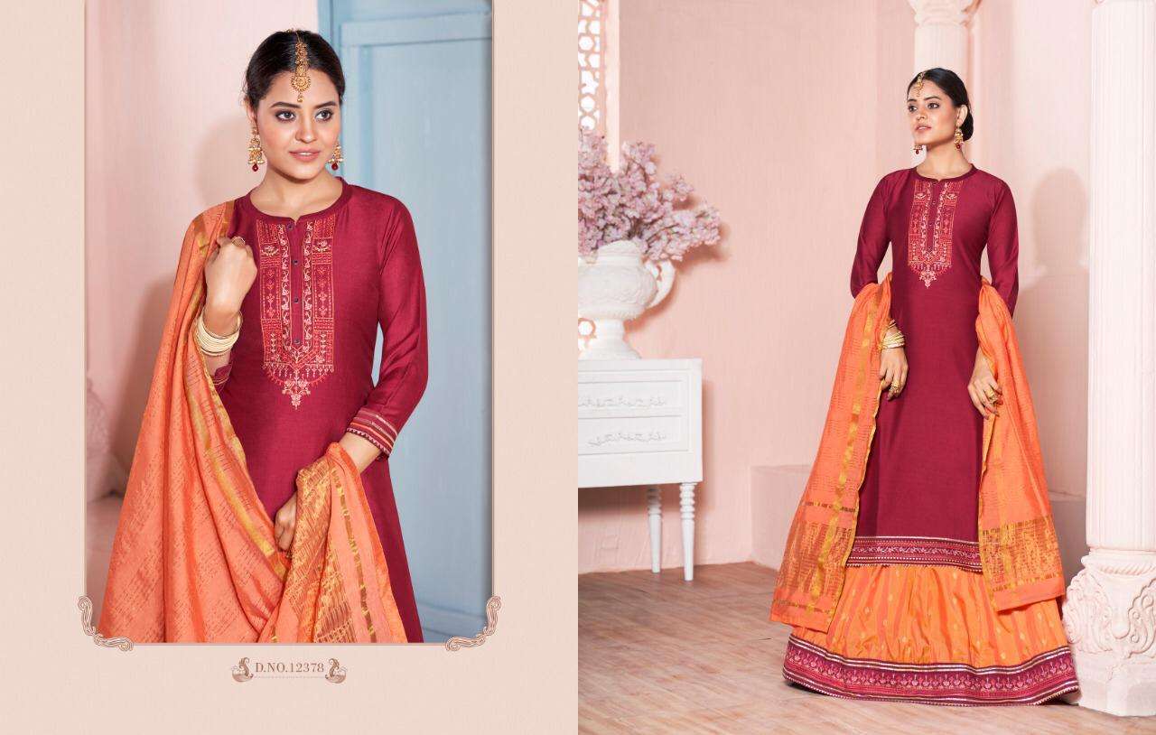 Kalaroop Carnival Silk Fancy Readymade Salwar Suit Catalog