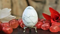 Howlite Egg