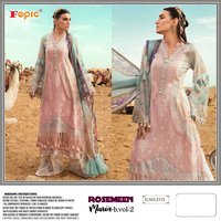 Fepic Rosemeen Maria B Vol 2 Heavy Rayon Printed With Work Pakistani Suit Catalog