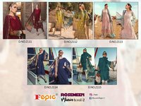 Fepic Rosemeen Maria B Vol 2 Heavy Rayon Printed With Work Pakistani Suit Catalog