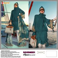 Fepic Rosemeen Maria B Vol 2 Heavy Rayon Printed With Work Pakistani Suit Catalog